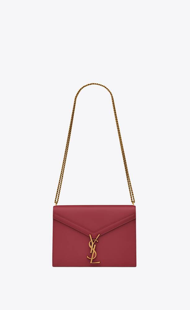 SaintLaurent_그랑 드 뿌드르 엠보스드 가죽 소재의 cassandra 모노그램 클래스프 백