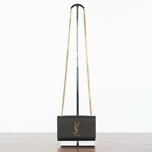 SaintLaurent_그랑 드 뿌드르 텍스처드 가죽 소재의 스몰 케이트 백 thumbnail
