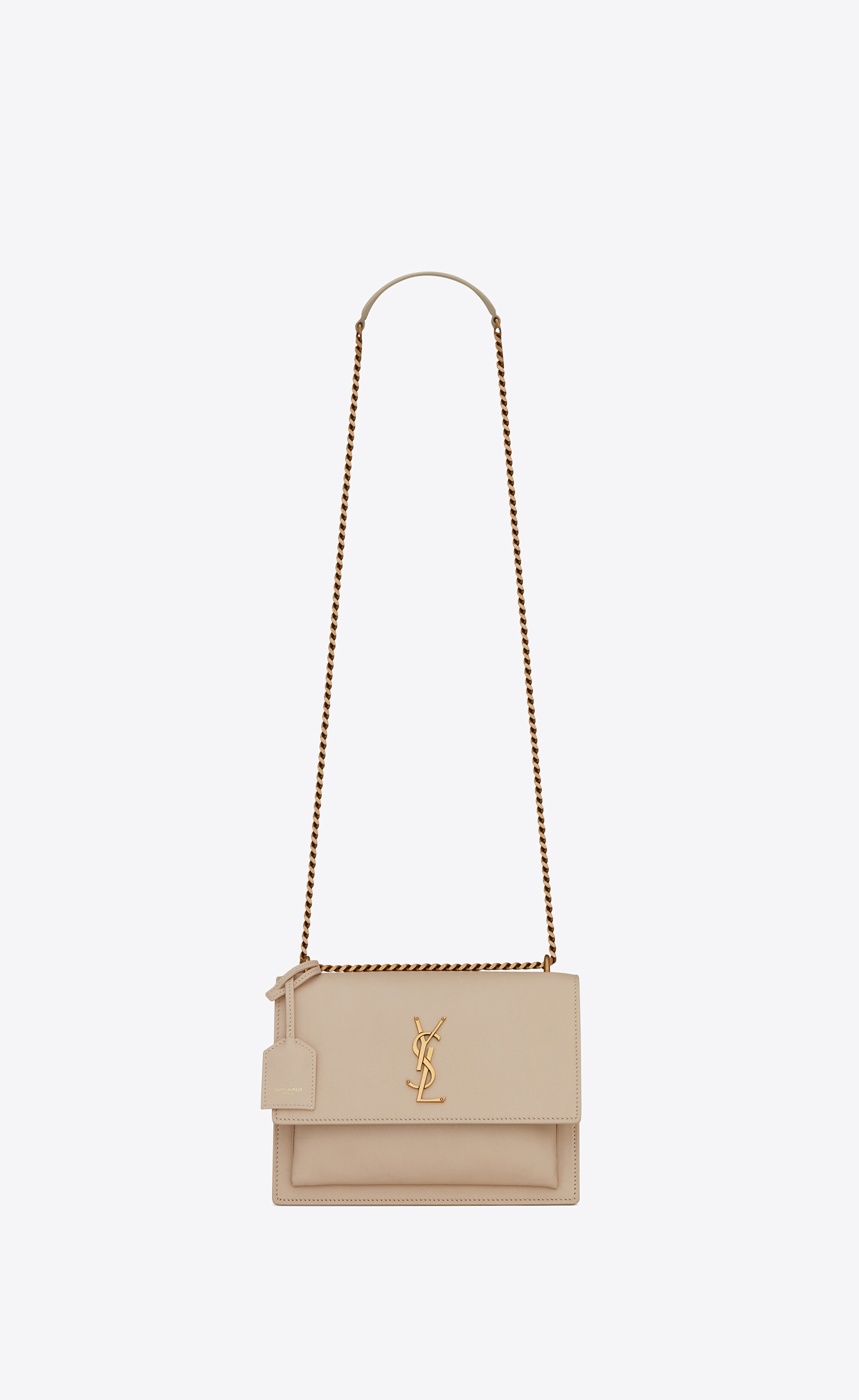 SaintLaurent_그레인 가죽 소재의 sunset 미디엄백