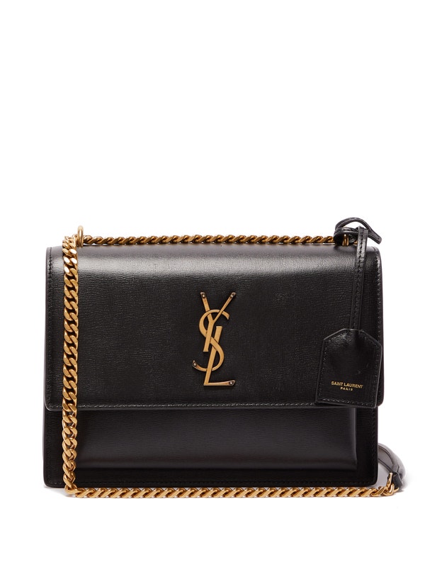 SaintLaurent_그레인 가죽 소재의 sunset 미디엄백