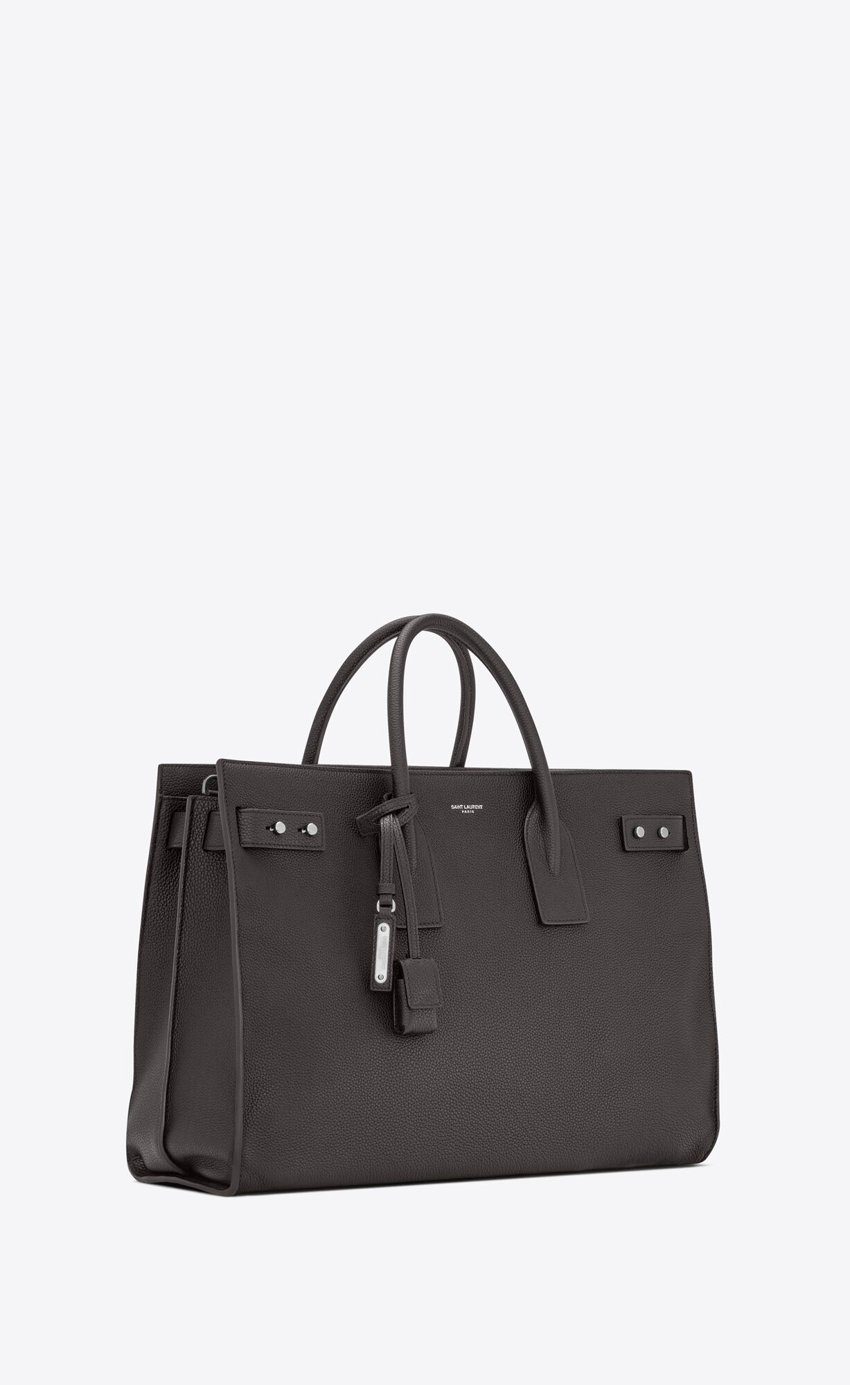 SaintLaurent_그레인 가죽 소재의 삭 드 주르 슬림 라지백
