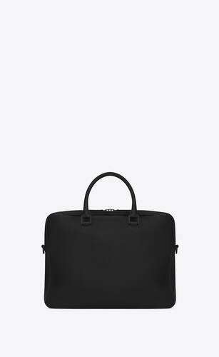 SaintLaurent_그레인 가죽 소재의 삭 드 쥬르 브리프케이스