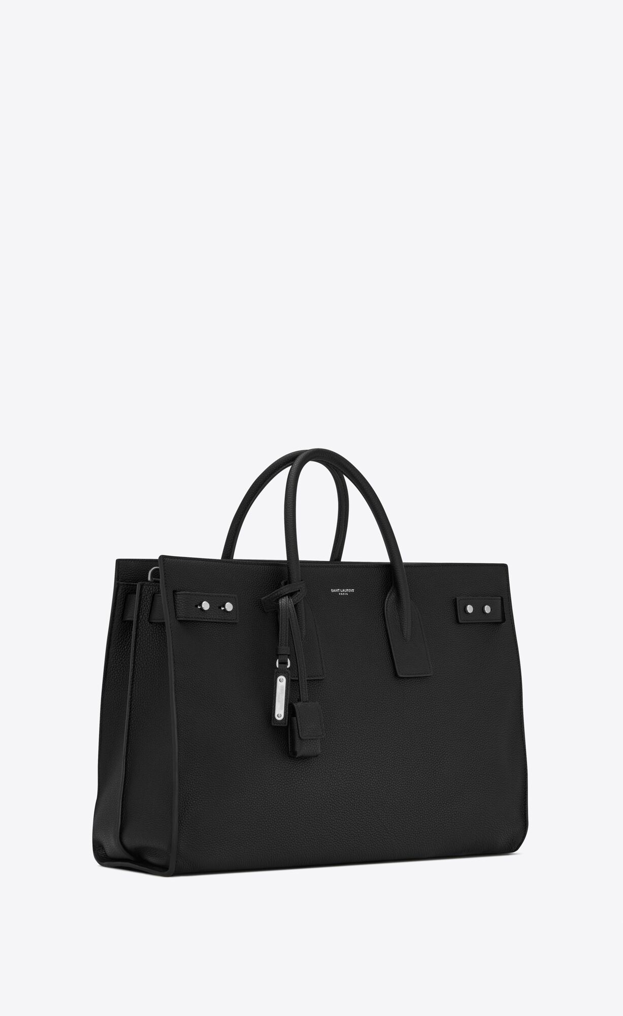 SaintLaurent_그레인 가죽 소재의 삭 드 쥬르 슬림 라지 백
