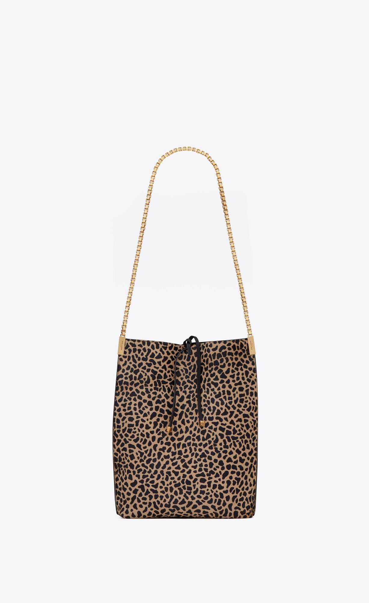 SaintLaurent_기린 프린트 포니 스킨 질감 가죽 소재의 suzanne 스몰 호보 백
