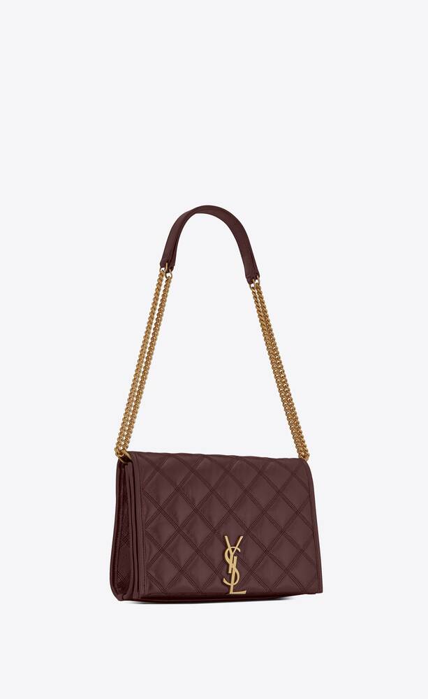 SaintLaurent_까레 퀼트 처리된 램스킨 소재의 becky 미니 체인백