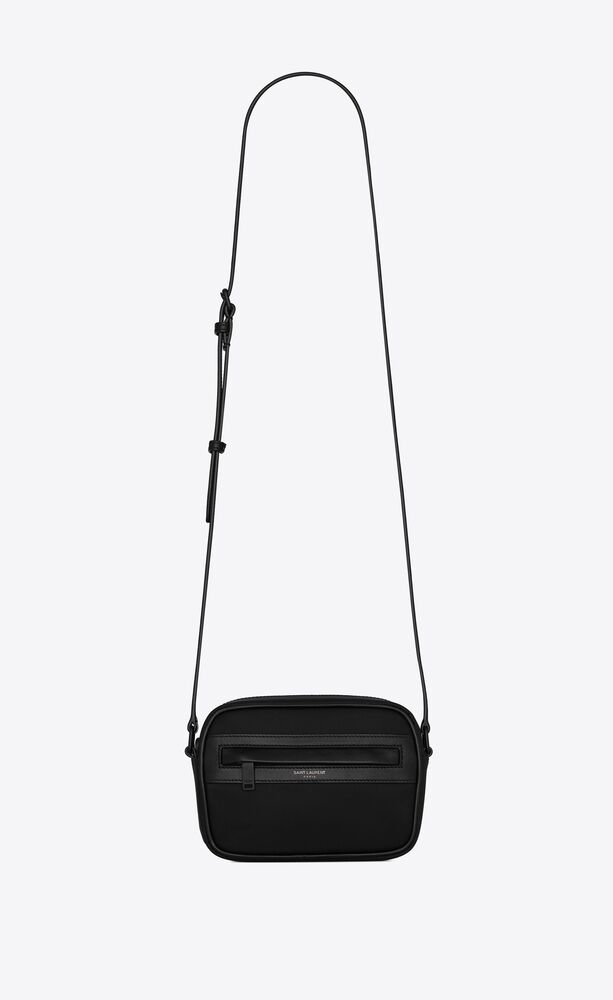 SaintLaurent_나일론과 램스킨 소재의 camp 스몰 카메라 백