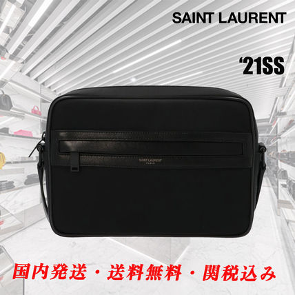 SaintLaurent_나일론과 양가죽 소재의 camp 카메라 백 thumbnail