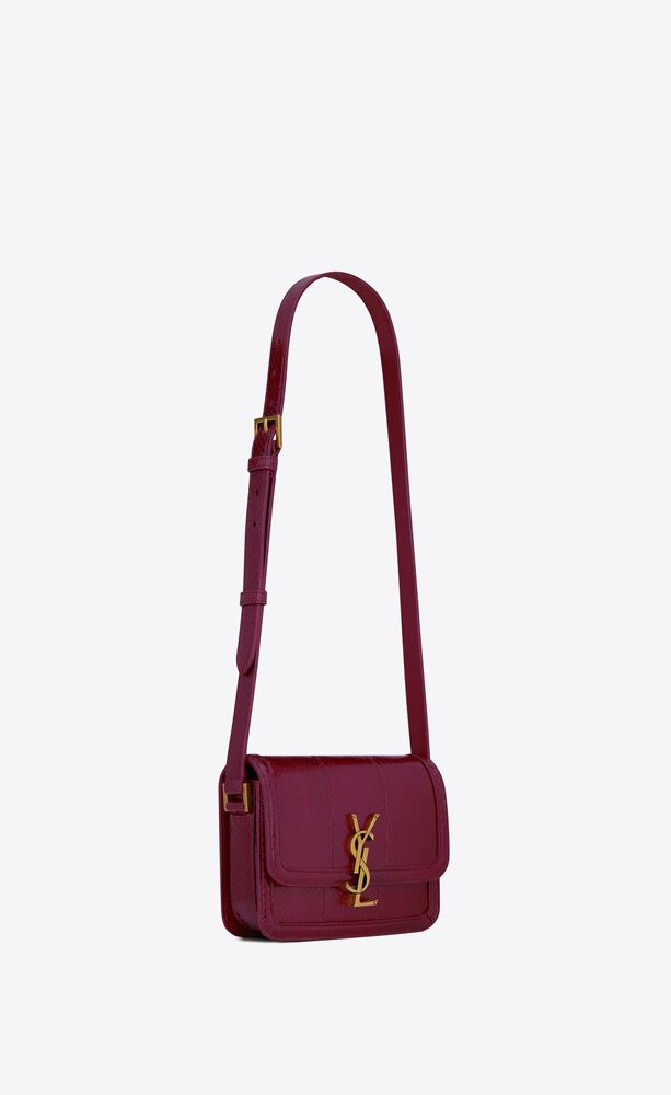 SaintLaurent_래커 아이어 가죽 소재의 솔페리노 스몰 사첼 백 thumbnail