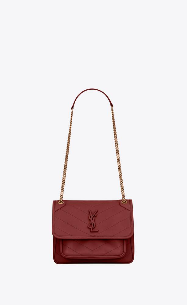 SaintLaurent_램스킨 소재의 niki 미디엄백 thumbnail