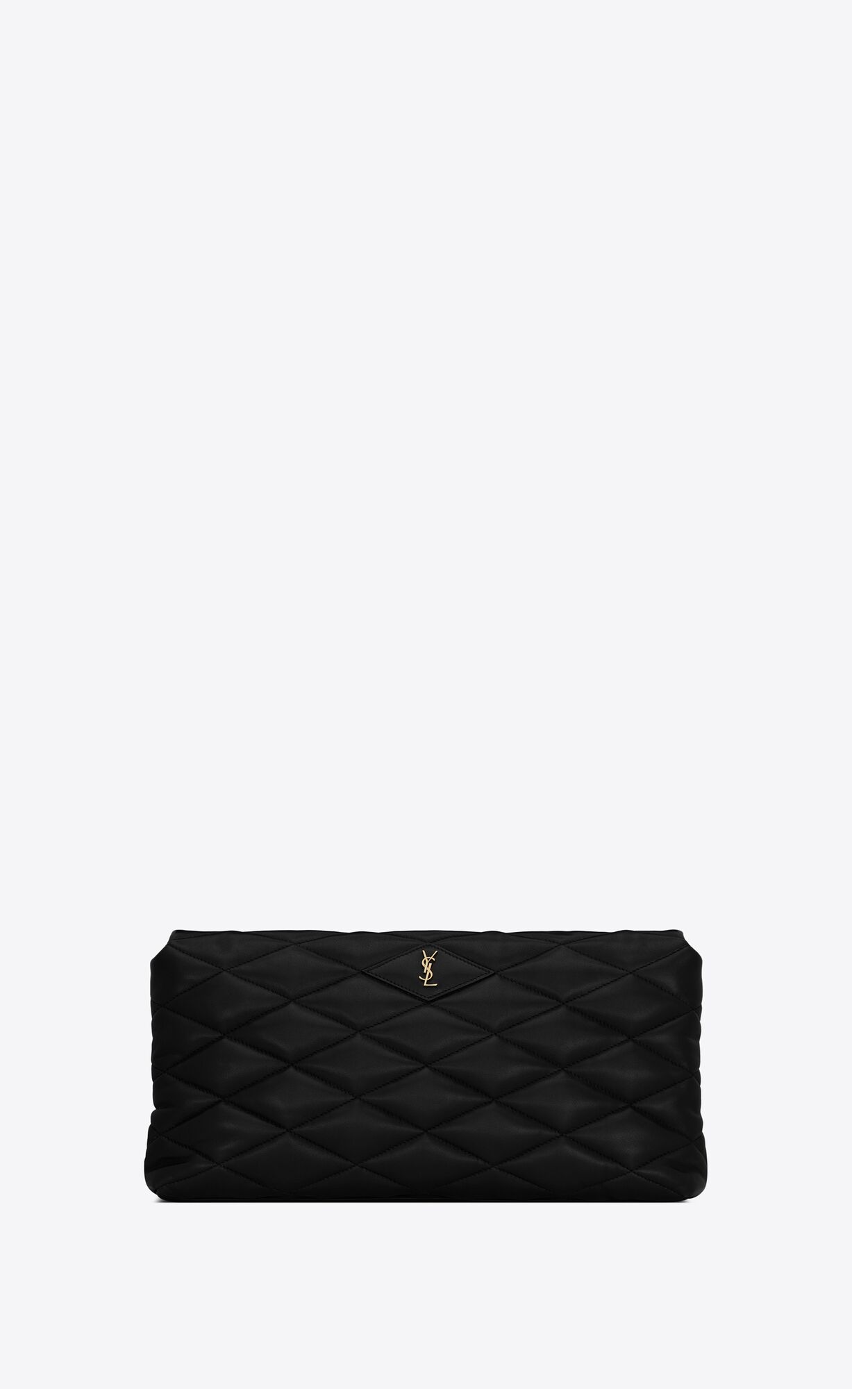 SaintLaurent_램스킨 소재의 sade 퀼팅 엔벨로프 클러치