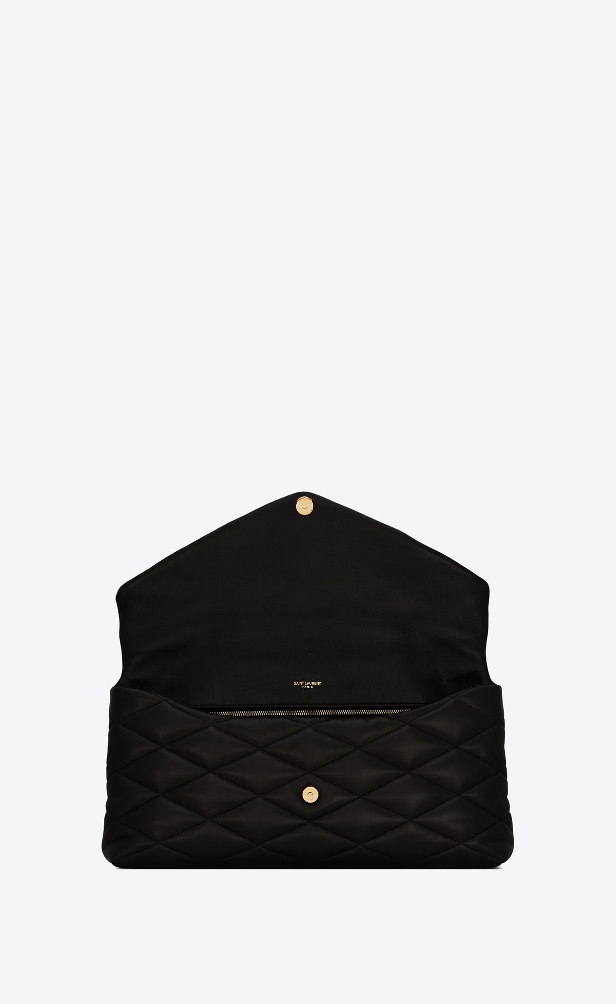 SaintLaurent_램스킨 소재의 sade 퀼팅 엔벨로프 클러치
