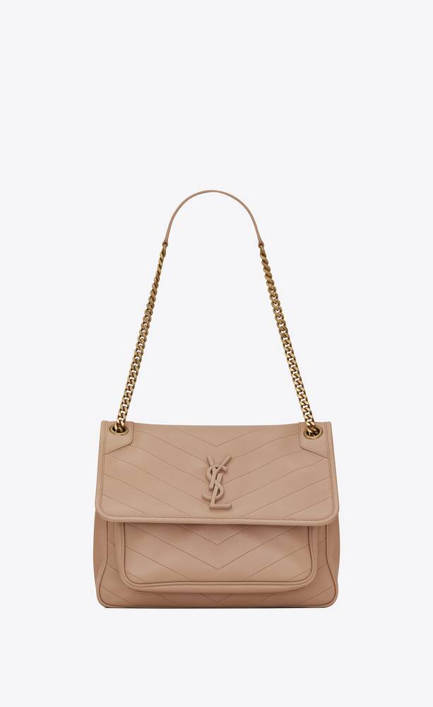 SaintLaurent_램스킨 소재의 니키 미디엄 백