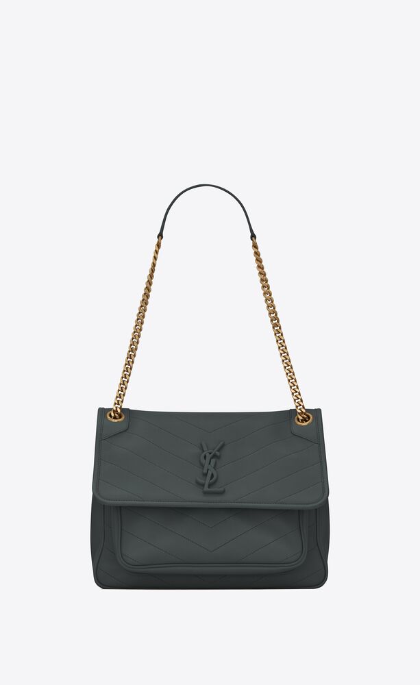 SaintLaurent_램스킨 소재의 니키 미디엄 백