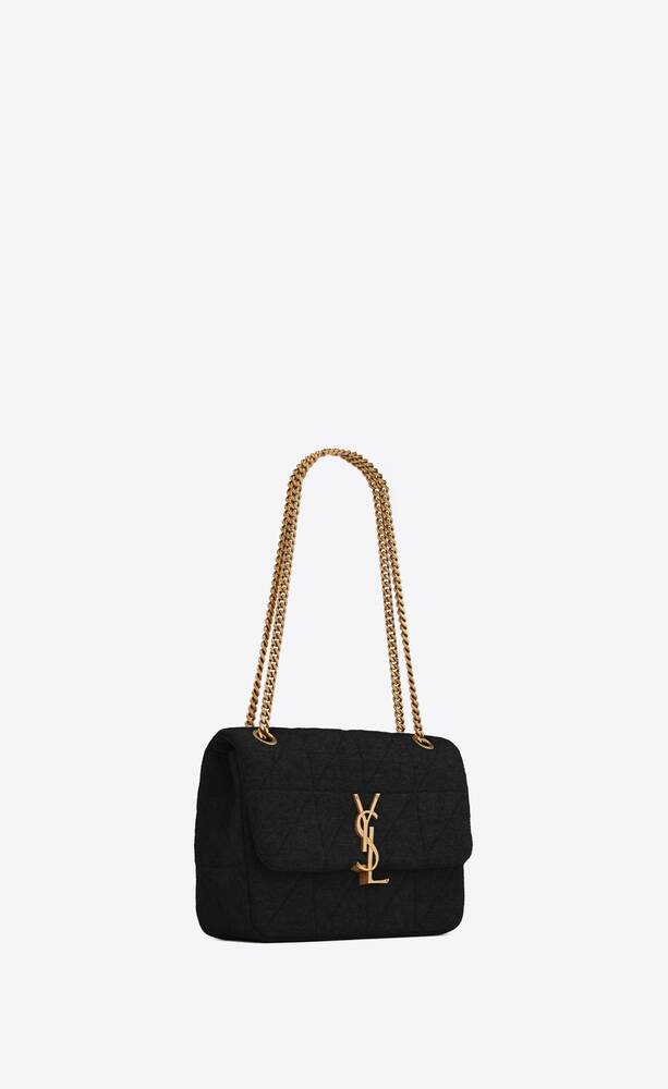 SaintLaurent_램스킨과 스웨이드 소재의 제이미 까레 리브 고쉬 미디엄 백
