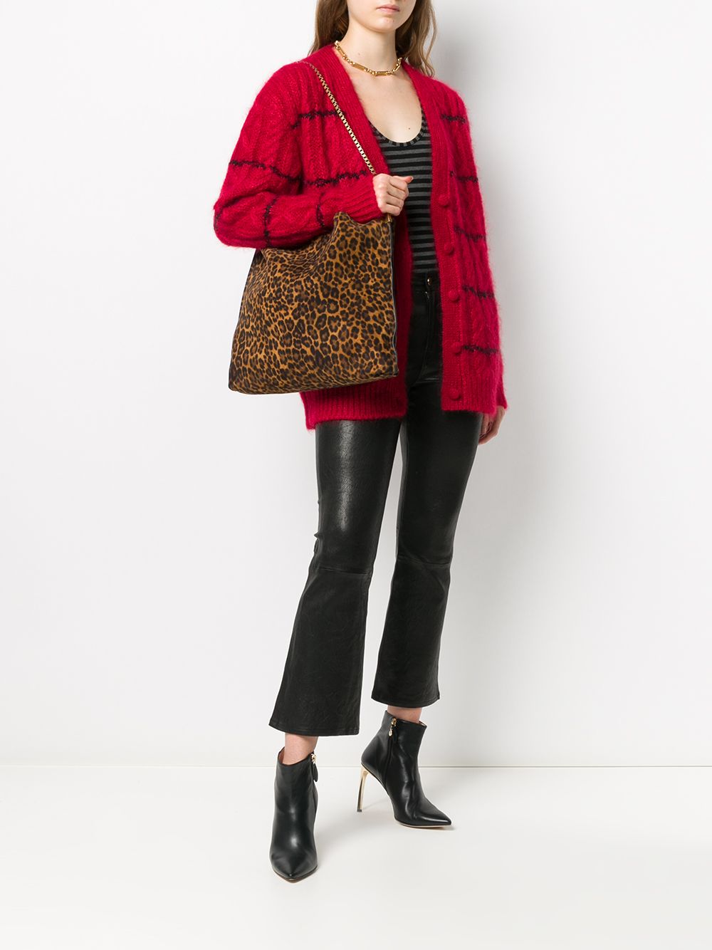 SaintLaurent_레오파드 프린트 스웨이드 소재의 수잔 미디엄 호보백