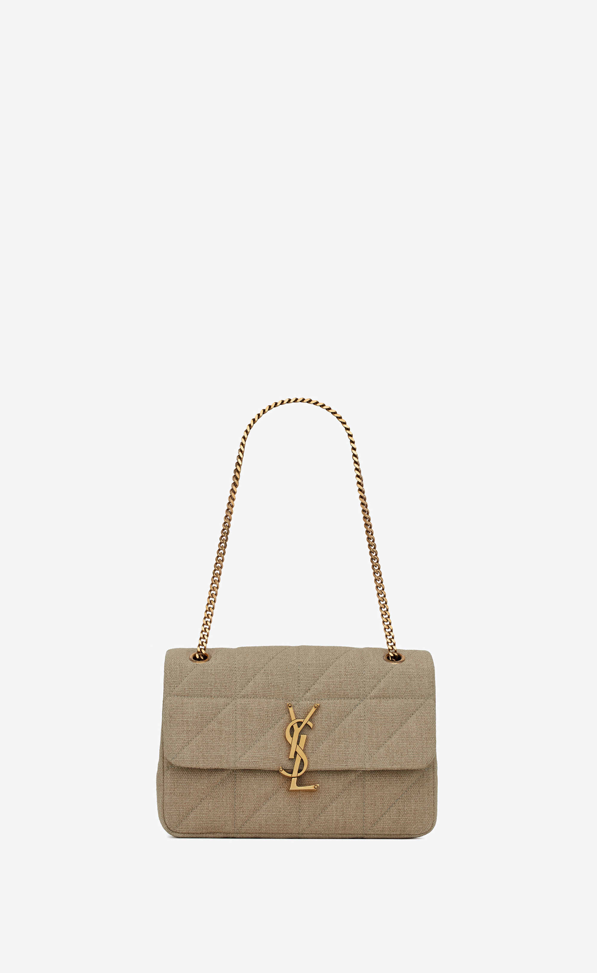 SaintLaurent_린넨 소재의 제이미 carré rive gauche 미디엄 백