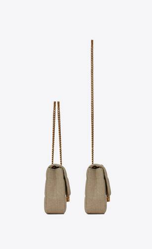 SaintLaurent_린넨 소재의 제이미 carré rive gauche 미디엄 백