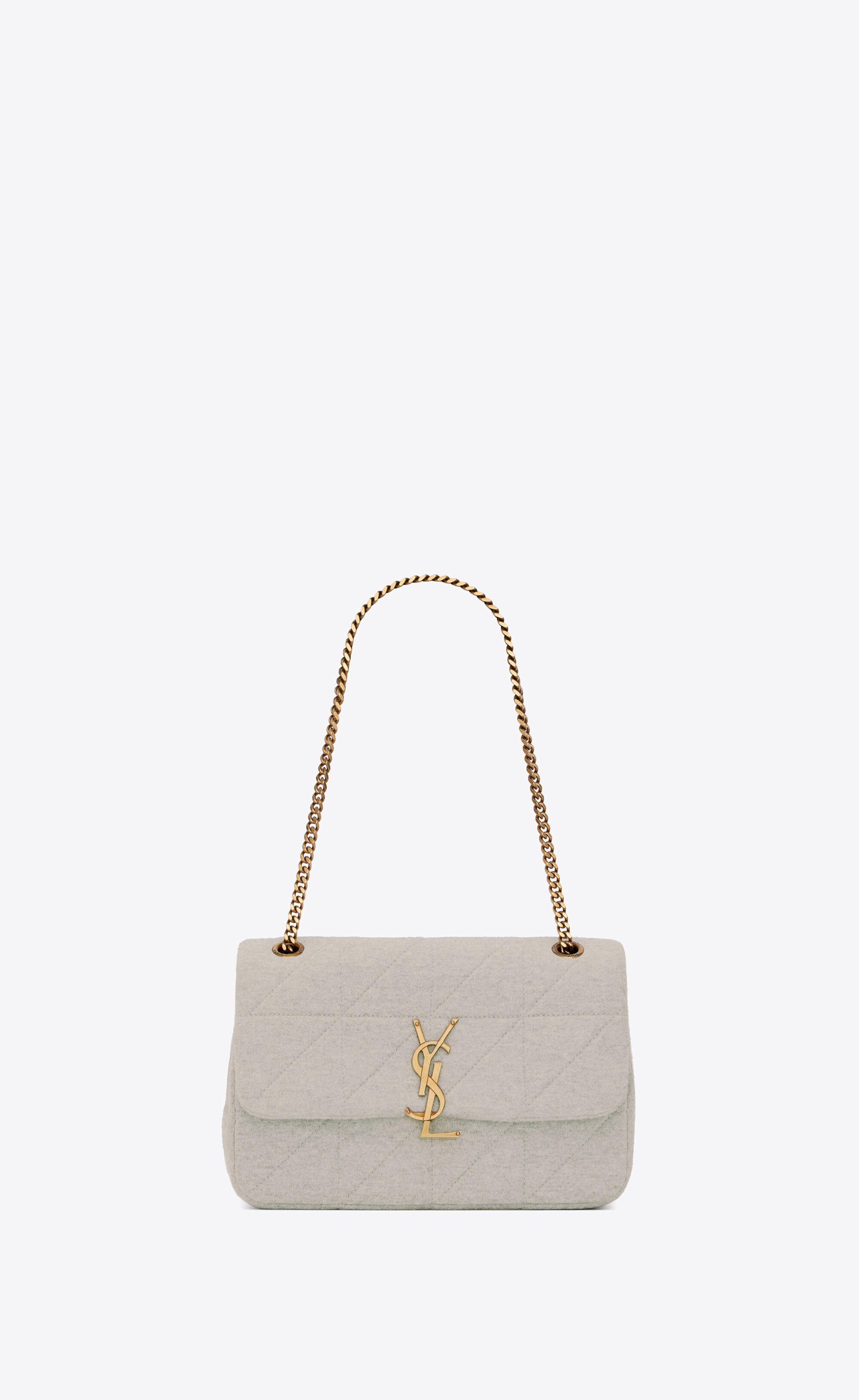 SaintLaurent_린넨 소재의 제이미 carré rive gauche 미디엄 백