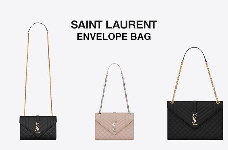 SaintLaurent_믹스 마틀라세 스웨이드 소재의 envelope 미디엄백 thumbnail