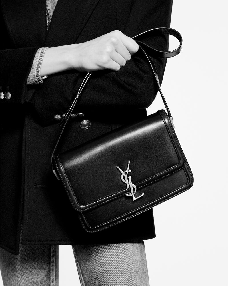 SaintLaurent_박스 생 로랑 가죽 소재의 솔페리노 미디엄 사첼 백