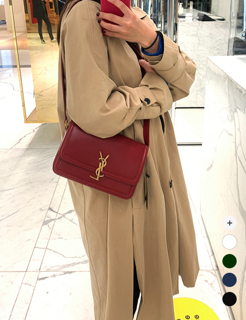 SaintLaurent_박스 생 로랑 가죽 소재의 솔페리노 미디엄 사첼백 thumbnail
