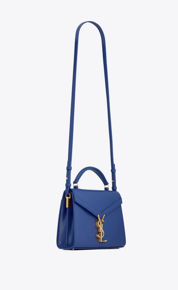 SaintLaurent_박스 생로랑 가죽 소재의 cassandra 미니 탑 핸들 백 thumbnail