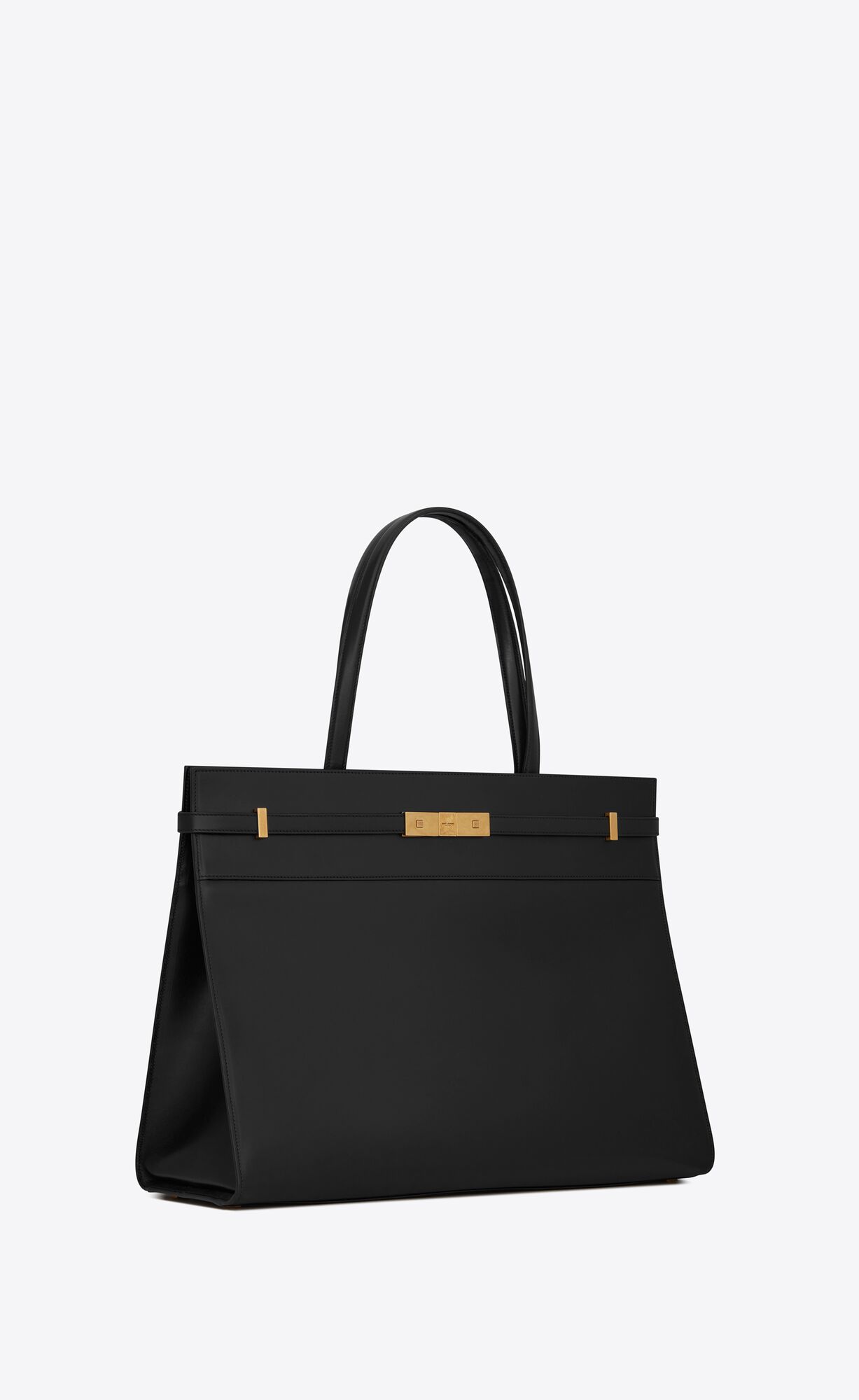 SaintLaurent_박스 생로랑 가죽 소재의 manhattan 미디엄 쇼퍼백