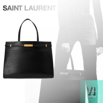 SaintLaurent_박스 생로랑 가죽 소재의 manhattan 미디엄 쇼퍼백 thumbnail