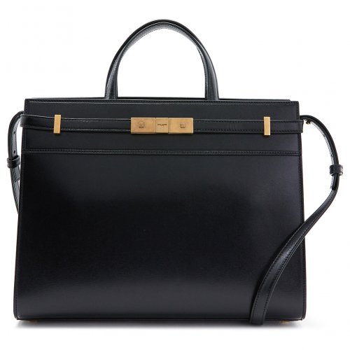 SaintLaurent_박스 생로랑 가죽 소재의 manhattan 숄더백