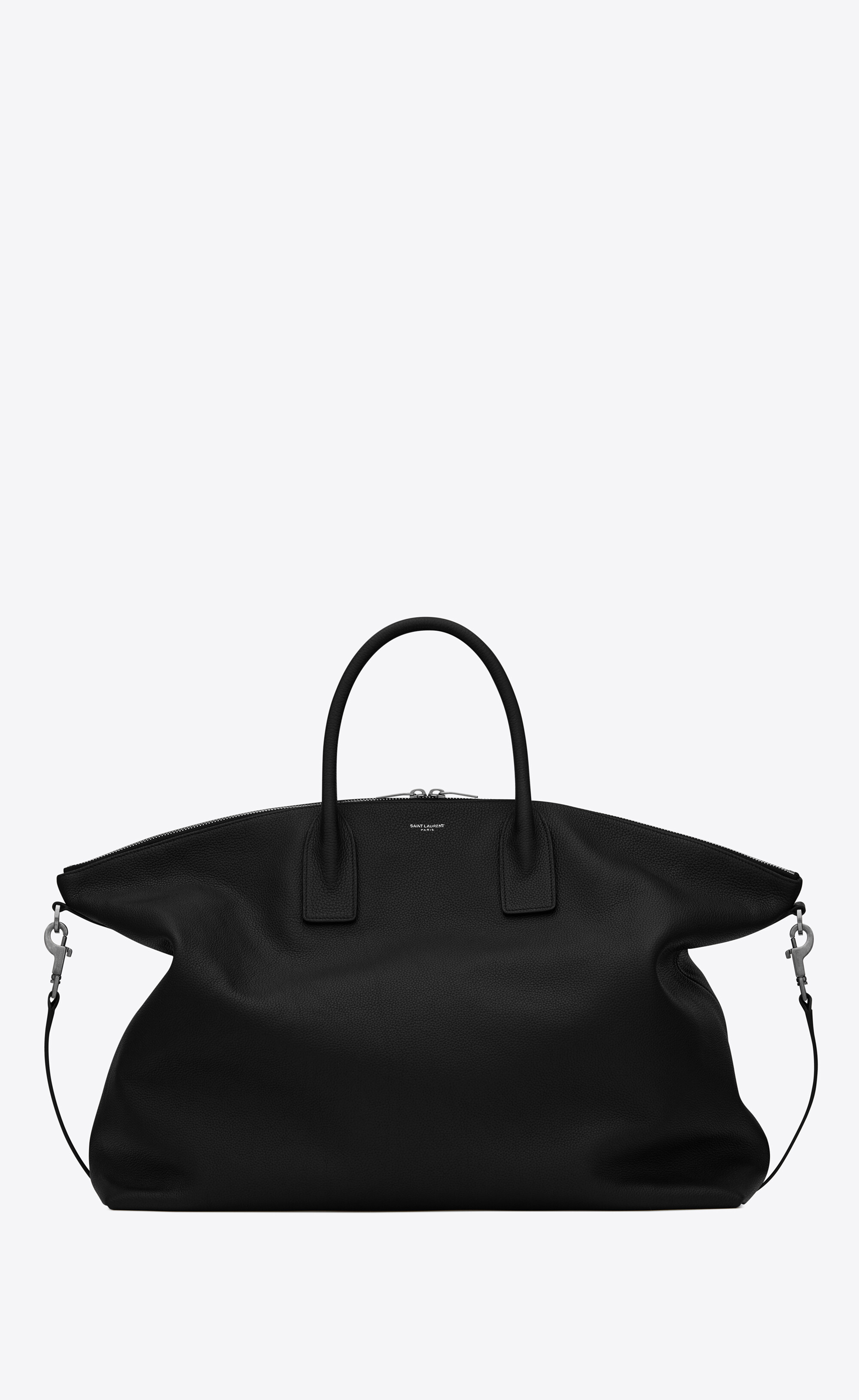 SaintLaurent_부드러운 그레인 가죽 소재의 자이언트 볼링 백