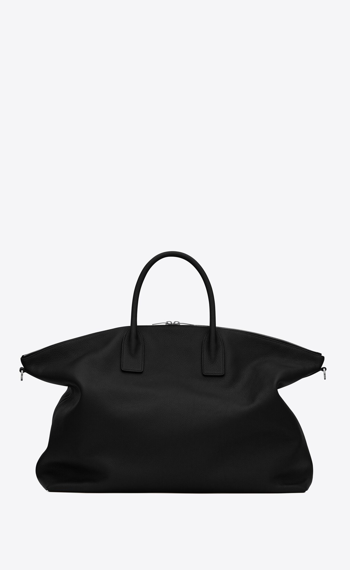 SaintLaurent_부드러운 그레인 가죽 소재의 자이언트 볼링 백 thumbnail