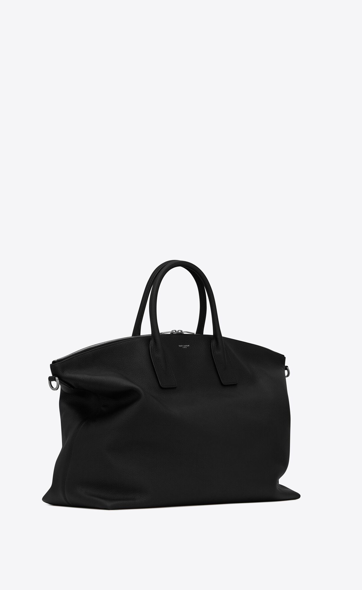 SaintLaurent_부드러운 그레인 가죽 소재의 자이언트 볼링 백