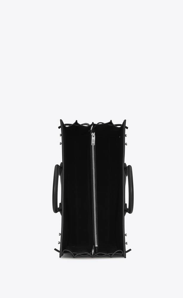 SaintLaurent_블랙 가죽 소재의 라지 삭 드 주르 서플 백 thumbnail