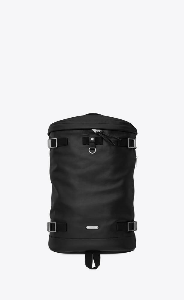 SaintLaurent_블랙 가죽 소재의 리빙턴 레이스 백팩