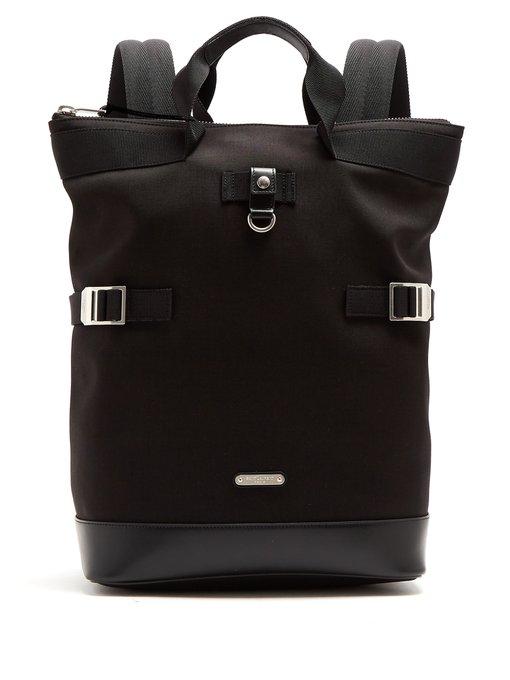 SaintLaurent_블랙 가죽 소재의 리빙턴 레이스 컨버터블 백팩