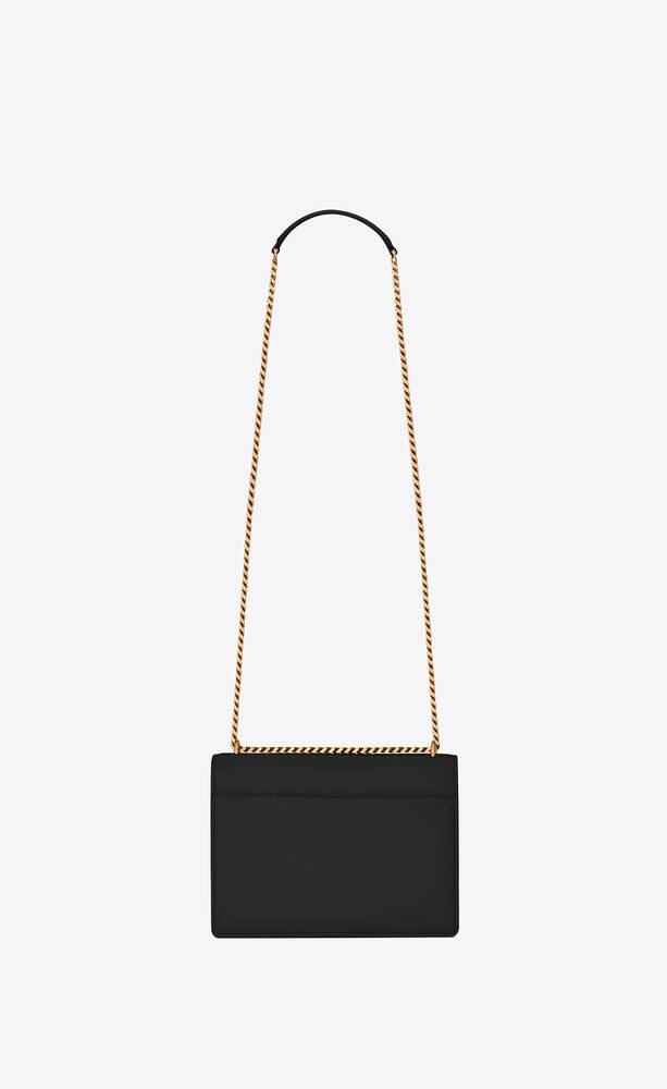 SaintLaurent_블랙 가죽 소재의 미디엄 선셋 백 thumbnail