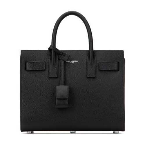 SaintLaurent_블랙 가죽 소재의 클래식 나노 삭 드 주르 백