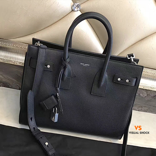 SaintLaurent_블랙 가죽 소재의 클래식 나노 삭 드 주르 백 thumbnail