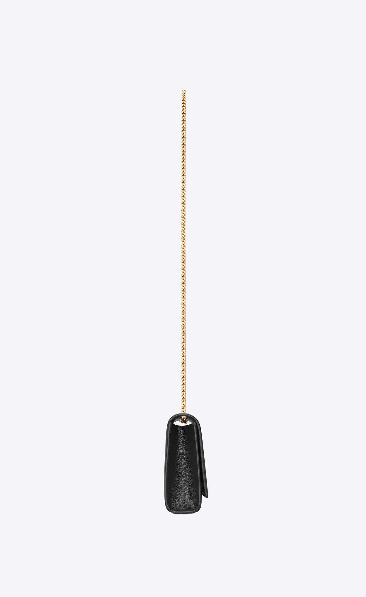 SaintLaurent_블랙 그랑 드 뿌드르 텍스처드 가죽 소재의 클래식 미디엄 모노그램 생 로랑 사첼 백 thumbnail