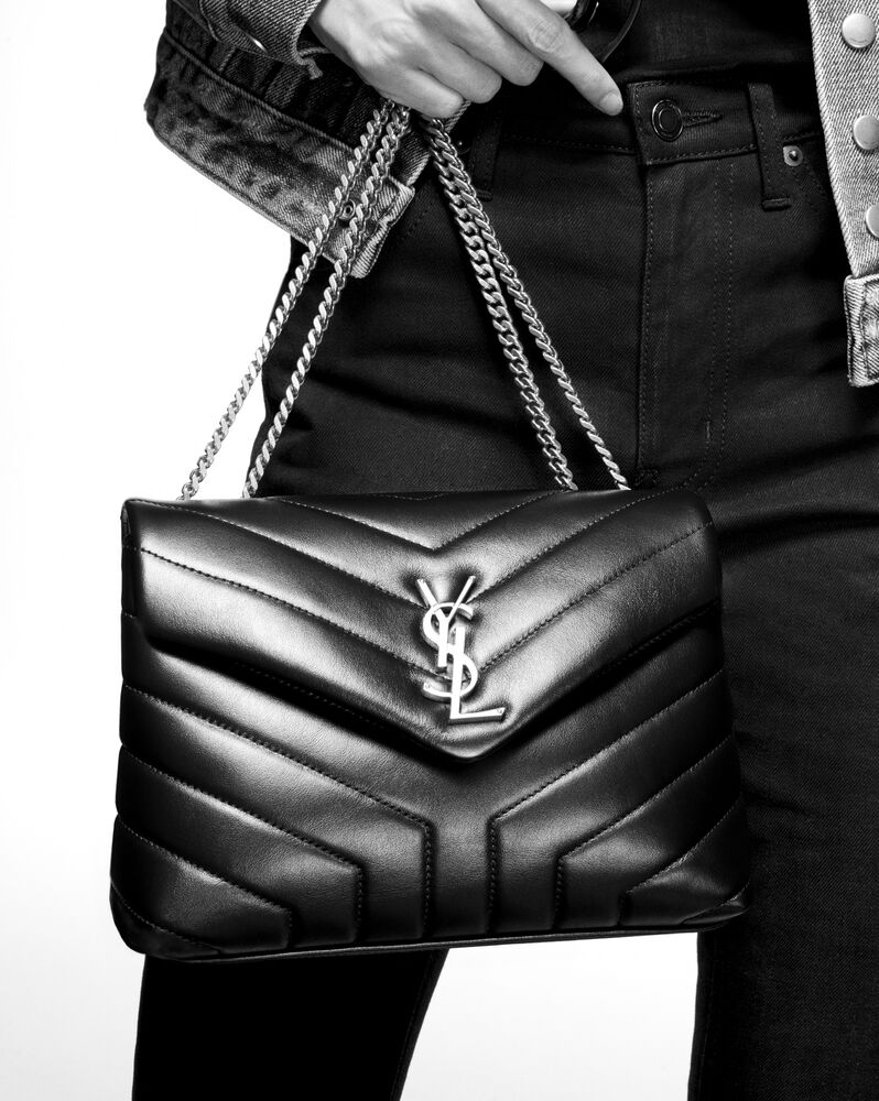 SaintLaurent_블랙 스몰 모노그램 생 로랑 엔벨로프 사첼 백
