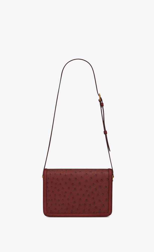 SaintLaurent_빈티지 오스트리치 가죽 소재의 solferino 미디엄 샤첼백