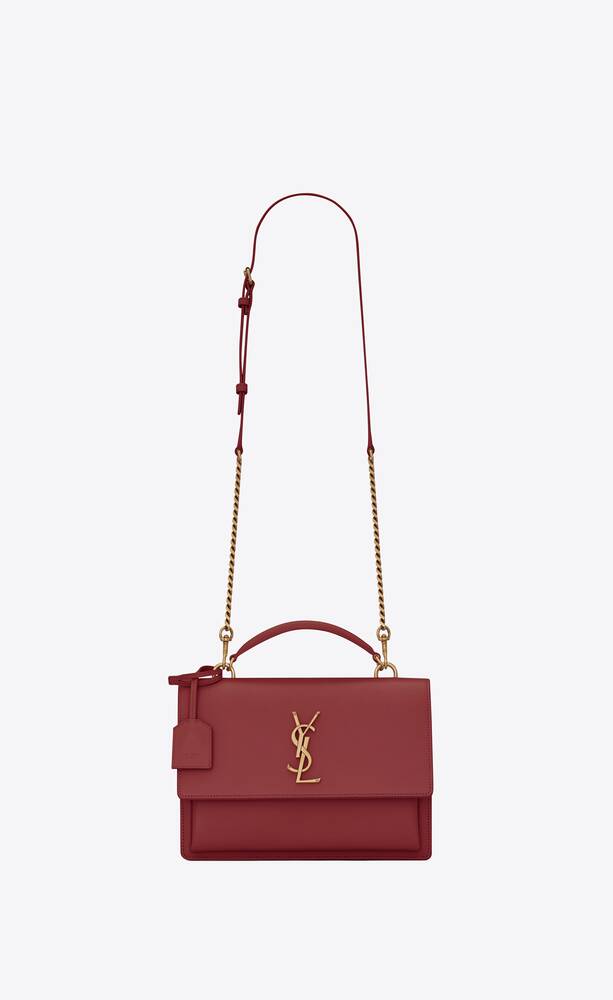 SaintLaurent_스무스 가죽 소재의 뉴 미디엄 선셋 샤첼백