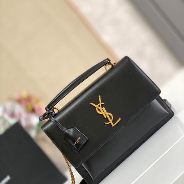 SaintLaurent_스무스 가죽 소재의 뉴 미디엄 선셋 샤첼백