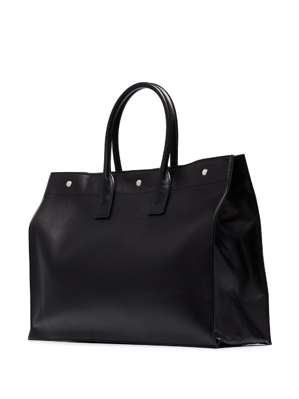 SaintLaurent_스무스 가죽 소재의 리브 고시 라지 토트백
