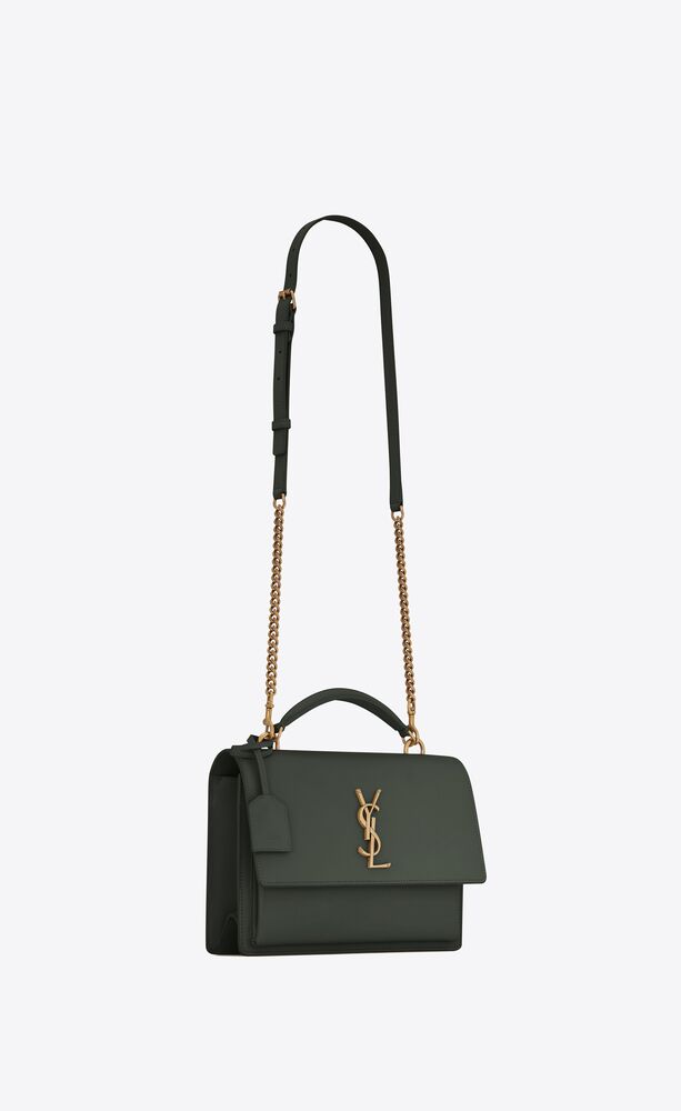 SaintLaurent_스무스 가죽 소재의 미디엄 선셋 사첼 백 thumbnail