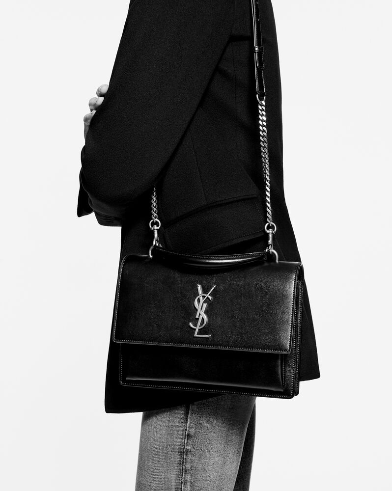 SaintLaurent_스무스 가죽 소재의 미디엄 선셋 사첼 백