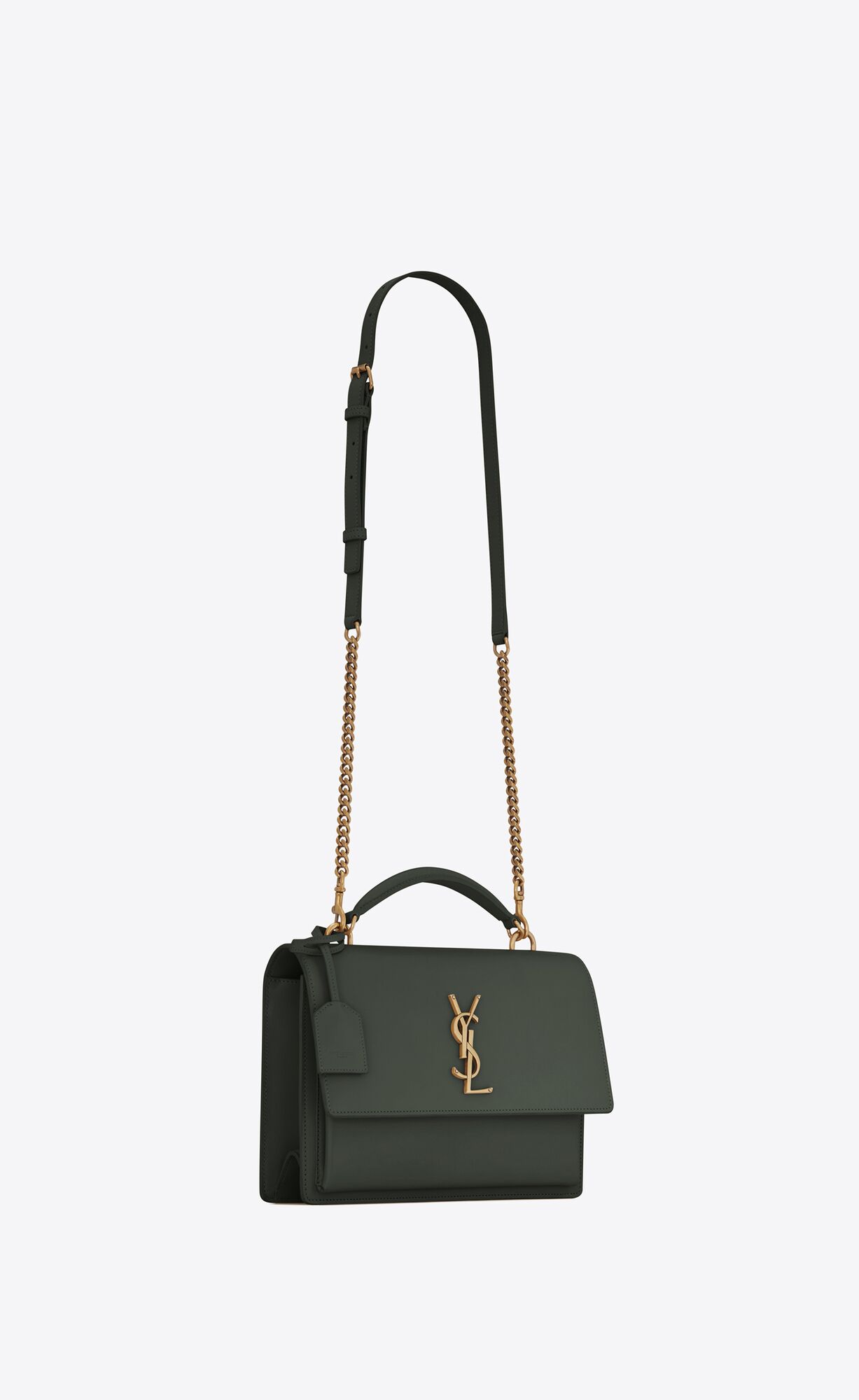SaintLaurent_스무스 가죽 소재의 미디엄 선셋 사첼백 thumbnail