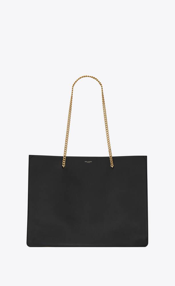 SaintLaurent_스무스 가죽 소재의 쇼핑 체인 미디엄백