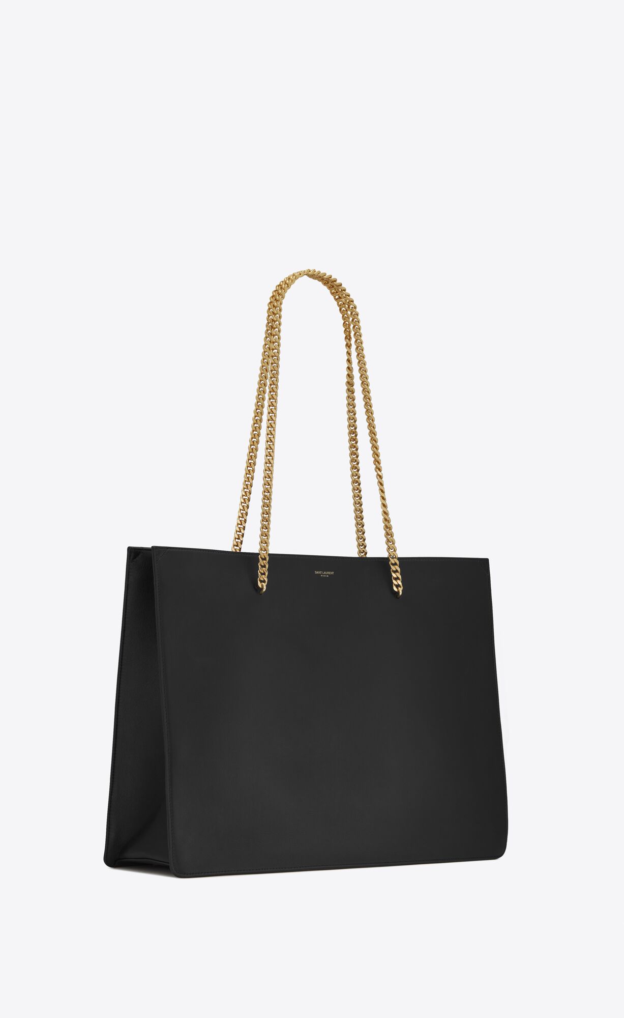 SaintLaurent_스무스 가죽 소재의 쇼핑 체인 미디엄백 thumbnail