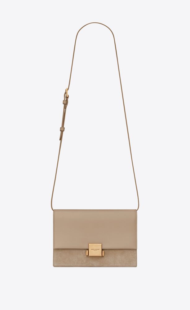 SaintLaurent_스무스 가죽과 스웨이드 소재의 벨샤스 생로랑 미디엄백